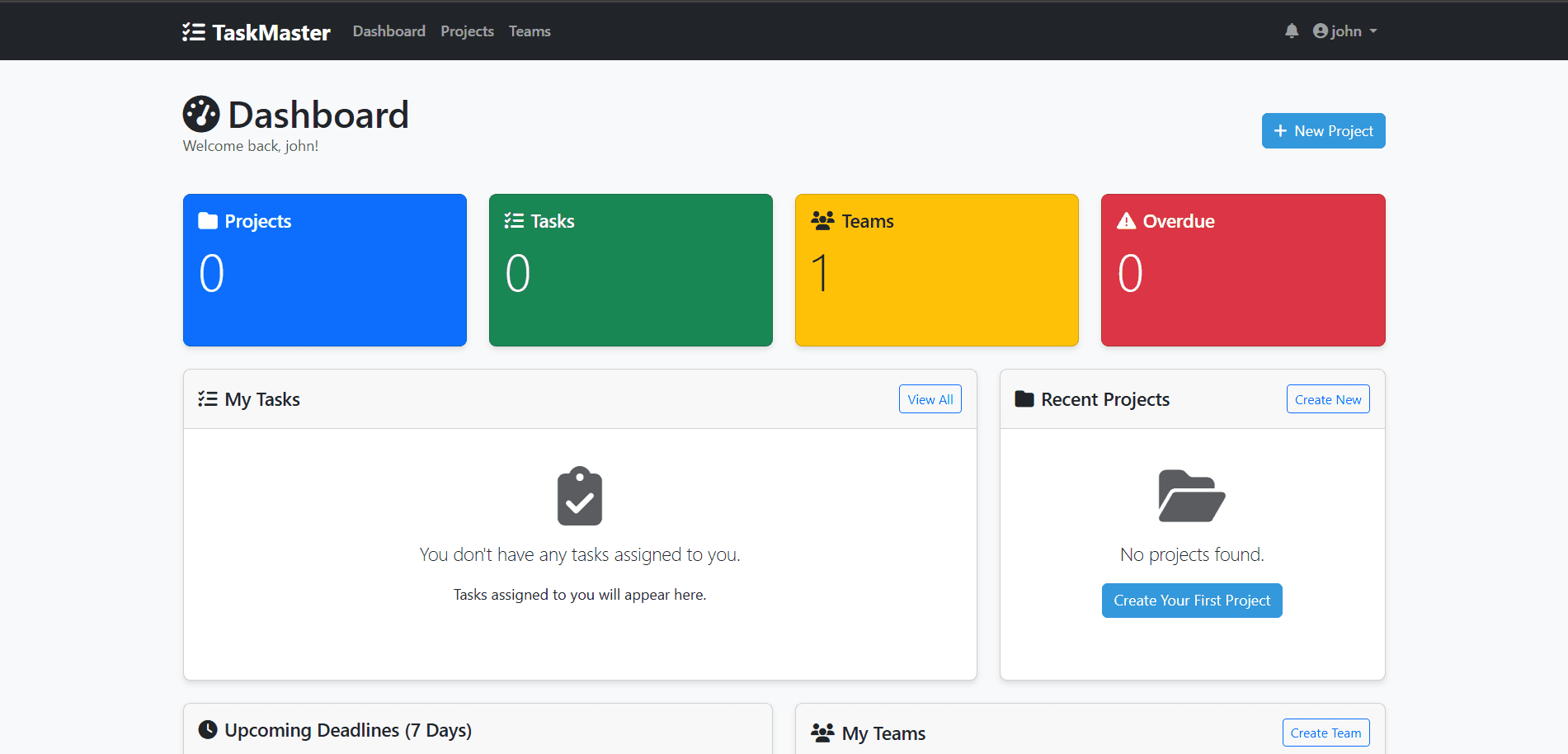 TaskMaster Project Management Tool