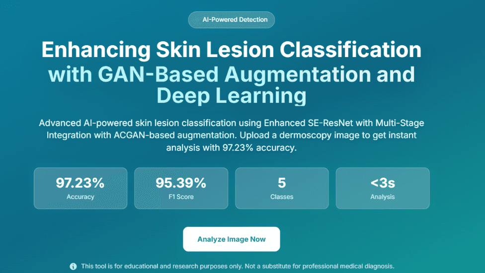 Skin Lesion Classification with GAN Augmentation